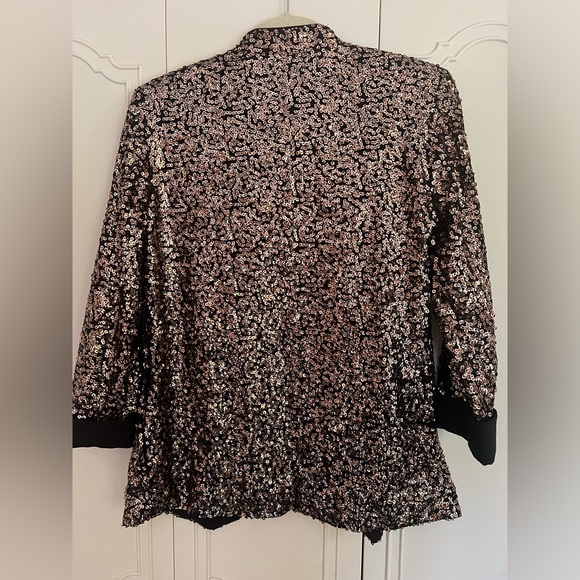 Sam Edelman Gold Sequin Blazer - Picture 2 of 3